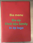 Bìa Menu chất liệu Simily
