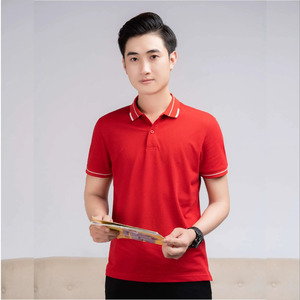 áo polo cặp đôi Palvin đỏ đô