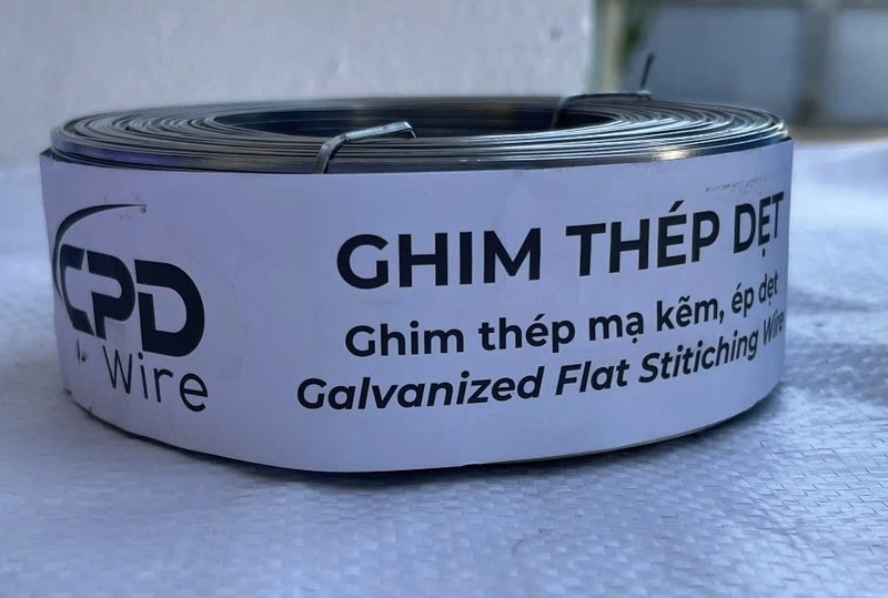 Ghim thép dẹt cuộn 0.75 - 1.8mm