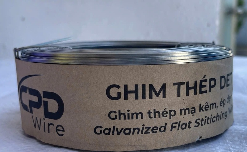 Ghim thép dẹt cuộn 0.7 - 1.6mm