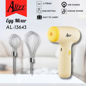 Máy đánh trứng trộn bột 2 đầu ALIZZ Mini