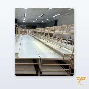 Bàn thao tác ống thép bọc nhựa